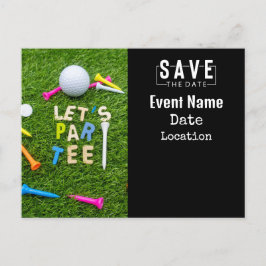 Golf Par Tee Party Einladung mit Golfball
