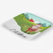 Golf Par Tee Party Weihnachts-Party Pappteller (Gewinkelt)