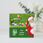 Golf Par Tee Party Weihnachtsfeier (Stehend Vorderseite)