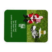Golf Par Tee Party Weihnachtsfeier Magnet (Horizontal)