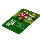 Golf Par Tee Party Weihnachtsfeier Magnet (Linke Seite)
