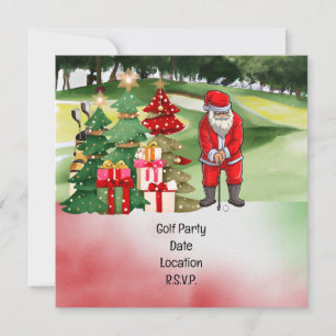 Golf Par Tee Party Weihnachtsfeier Save The Date