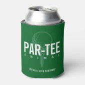 Golf Par-Tee Tiergeburtstagsfeier Dosenkühler (Kanne Vorderseite)