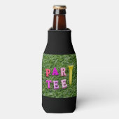 Golf Par Teezeit für Golfer Party Flaschenkühler (Flaschenvorderseite)