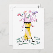 Golf-Party-Bag, Tony Fernández Postkarte (Vorne/Hinten)