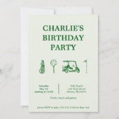 Golf-Party Einladung (Vorderseite)