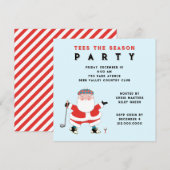 Golf-Party Einladungen (Vorne/Hinten)