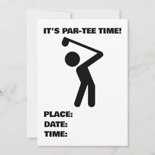 GOLF-PARTY EINLADUNGEN