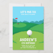 Golf-Party Einladungen (Vorderseite)