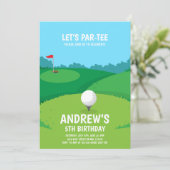 Golf-Party Einladungen (Stehend Vorderseite)