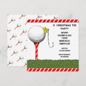 Golf-Party Einladungen (Vorne/Hinten)