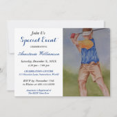 GOLF-PARTY-EREIGNIS EINLADUNG (Vorderseite)