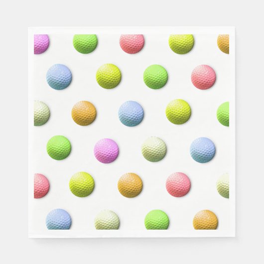 Golf Party Event Serviette (Vorderseite)