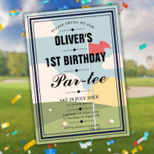 Golf Party für jedes Alter Geburtstagsfeier 
