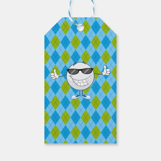 Golf Party Geschenkanhänger (Rückseite)