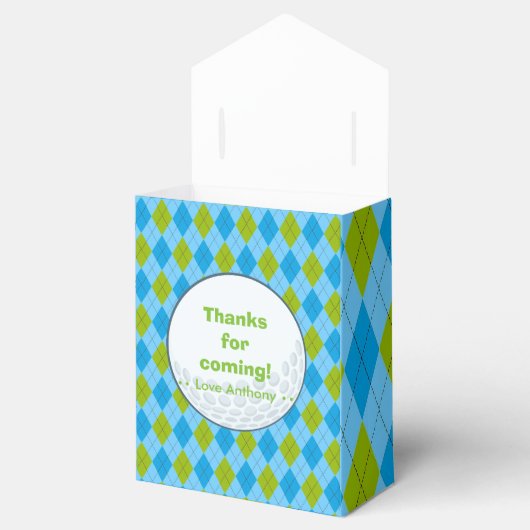 Golf Party Geschenkschachtel (Geöffnet)