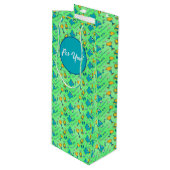 Golf Party Geschenktüte Für Weinflaschen (Vorderseite Schrägansicht)