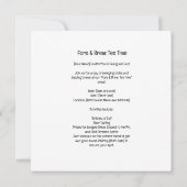 Golf Party Golf und Beer Funny Sprichwort für Golf Einladung (Rückseite)