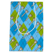 Golf Party Mittlere Geschenktüte (Rückseite)