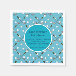 Golf Party Paper Cocktail Napkin Serviette