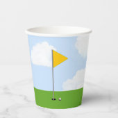 Golf Party Pappbecher (Vorderseite)