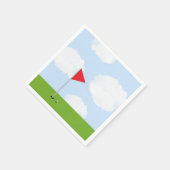 Golf Party Serviette (Ecke)