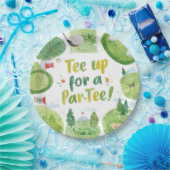 Golf Party Sprichwort Abschlag für Par Tee Pappteller (Party)