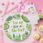 Golf Party Sprichwort Abschlag für Par Tee Pappteller (Party)