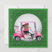 Golf Party - SRF Einladung (Vorderseite)