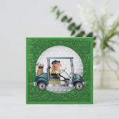 Golf Party - SRF Einladung (Stehend Vorderseite)