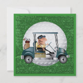 Golf Party - SRF Einladung (Vorderseite)