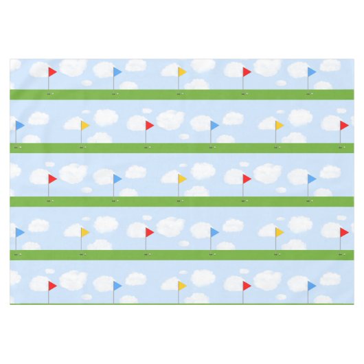 Golf Party Tablecloth Tischdecke (Vorderseite (Horizontal))