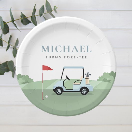 Golf-Party-Tellerplatten Pappteller