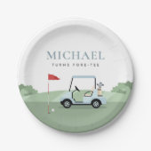 Golf-Party-Tellerplatten Pappteller (Vorderseite)