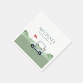 Golf-Partynapkins Serviette (Ecke)