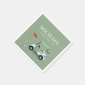 Golf-Partynapkins Serviette (Ecke)