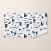 Golf Pattern Badhandtuch Set (Handtuch)