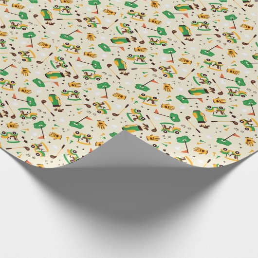 Golf Pattern Geschenkpapier (Ecke)