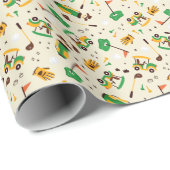 Golf Pattern Geschenkpapier (Rolleneckpunkt)