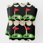 Golf Patternpapier Geschenkpapier Set (Beispiel)