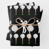 Golf Patternpapier Geschenkpapier Set (Beispiel)