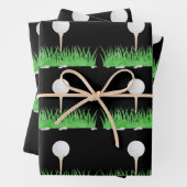 Golf Patternpapier Geschenkpapier Set (Beispiel)