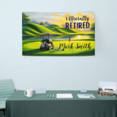 Golf-Pensionierung Banner (Messeveranstaltung)