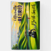 Golf-Pensionierung Banner (Vertikal)