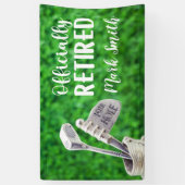 Golf-Pensionierung Banner (Vertikal)