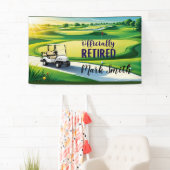 Golf-Pensionierung Banner (Insitu)