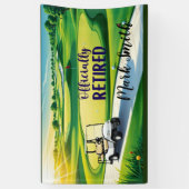 Golf-Pensionierung Banner (Vertikal)