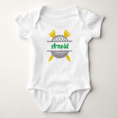Golf Personalisiert Baby Strampler (Vorderseite)