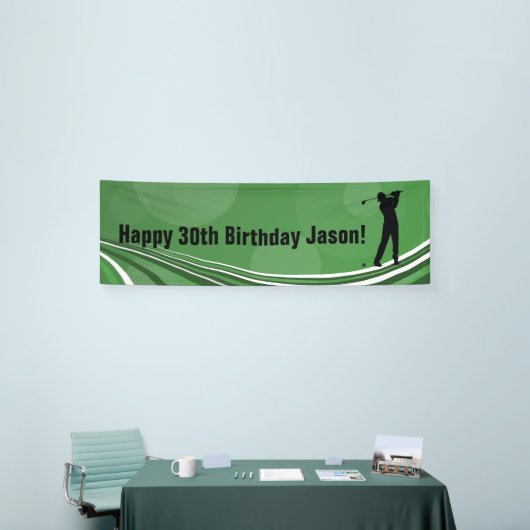 Golf Personalisiert Birthday Banner (Messeveranstaltung)