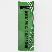 Golf Personalisiert Birthday Banner (Vertikal)
